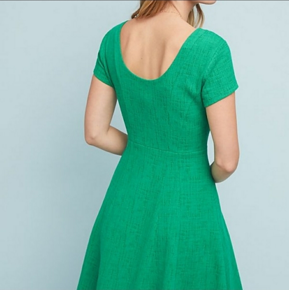 Anthropologie Maeve Kelly Green Dress Size XL - Picture 2 of 7